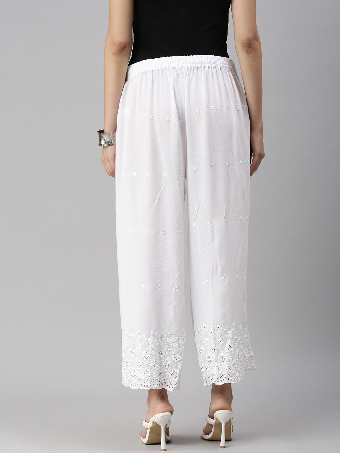 De Moza Ladies Palazzo White