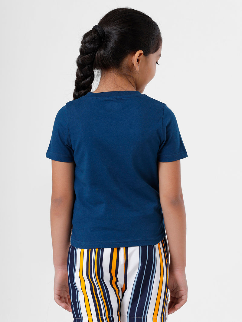 Kids - Girls Printed Top Poseidon