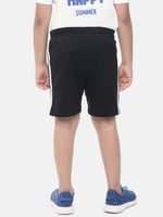 PIPIN Kids - Boys Shorts Solid Cotton Black - De Moza (6682127990847)