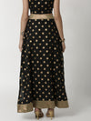 De Moza Women's Printed Skirt Black - De Moza (4359076970559)