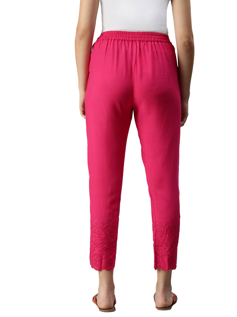 De Moza Women’s Palazzo Fuchsia