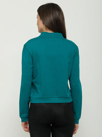 De Moza Ladies Sweatshirt Dark Teal