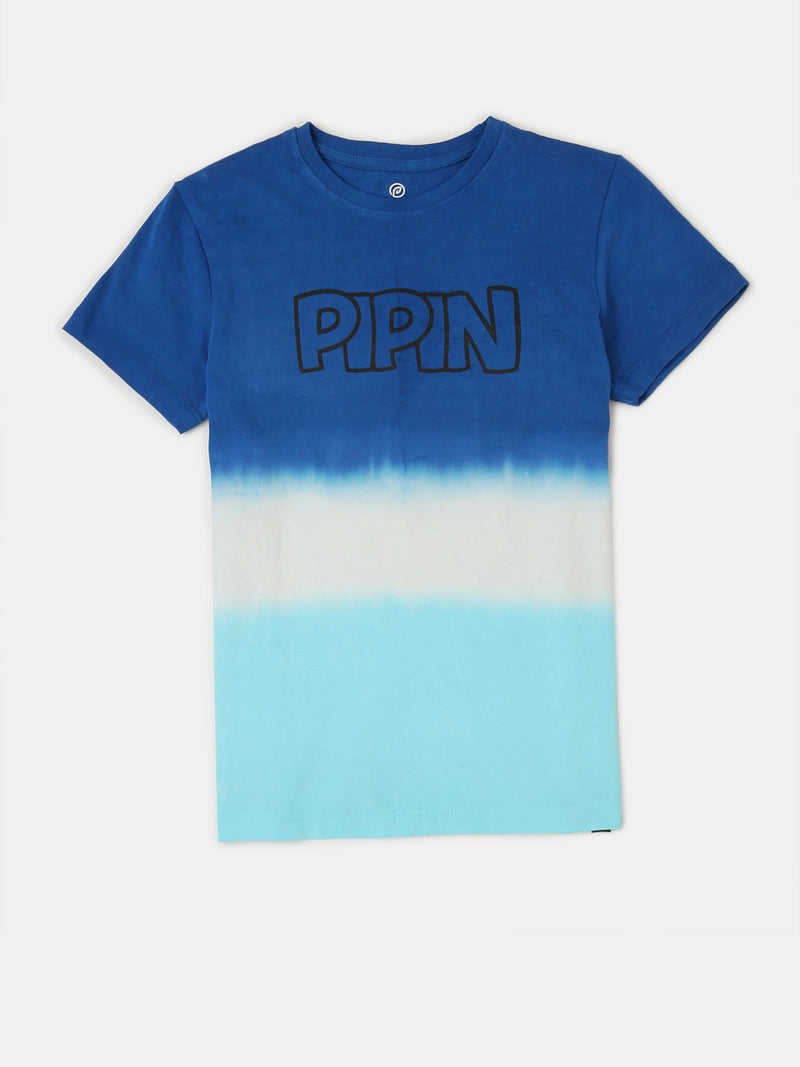 PIPIN Boys Printed T-shirt Light Blue