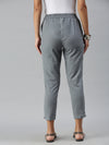 De Moza Ladies Straight Pant Grey