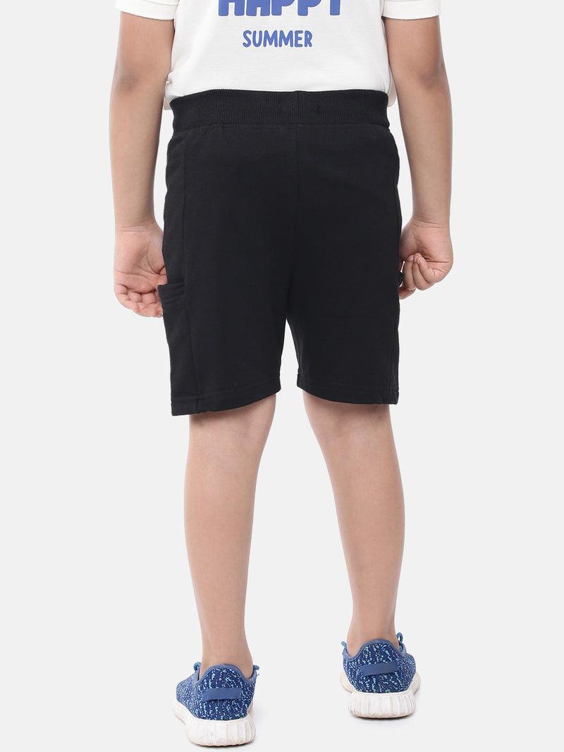 Kids - Boys Printed Shorts Black