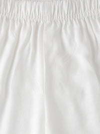 De Moza Kids - Girls Palazzo Woven Bottom Solid Rayon Offwhite - De Moza (6595158605887)