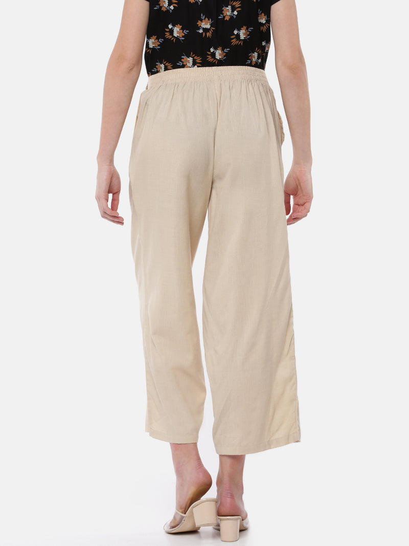 De Moza Ladies Palazzo Natural