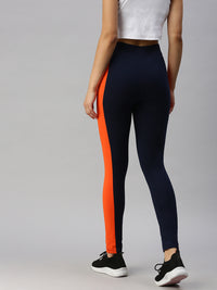 De Moza Ladies Active Wear Leggings Navy Blue