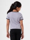 Kids - Girls Printed Top Dapple Grey