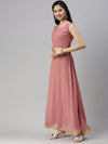 De Moza Women’s Lehenga Set Mauve (3Piece set)