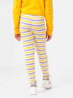 Kids – Girls Printed Ankle Leggings Yellow