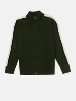 Kids - Boys Winter Sweatshirt Bright Olive Green - De Moza