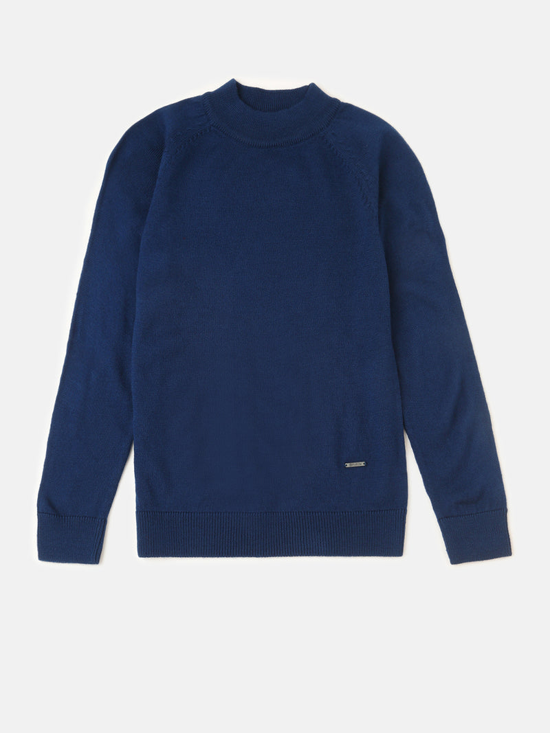 Kids - Boys Winter Sweatshirt Bright Teal Blue