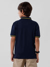 Kids - Boys Printed Half Sleeve T-Shirt Dark Navy Blue