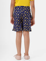 Kids - Girls Printed Shorts Beacon Blue