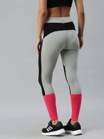 De Moza Ladies Active Wear Leggings Grey Melange