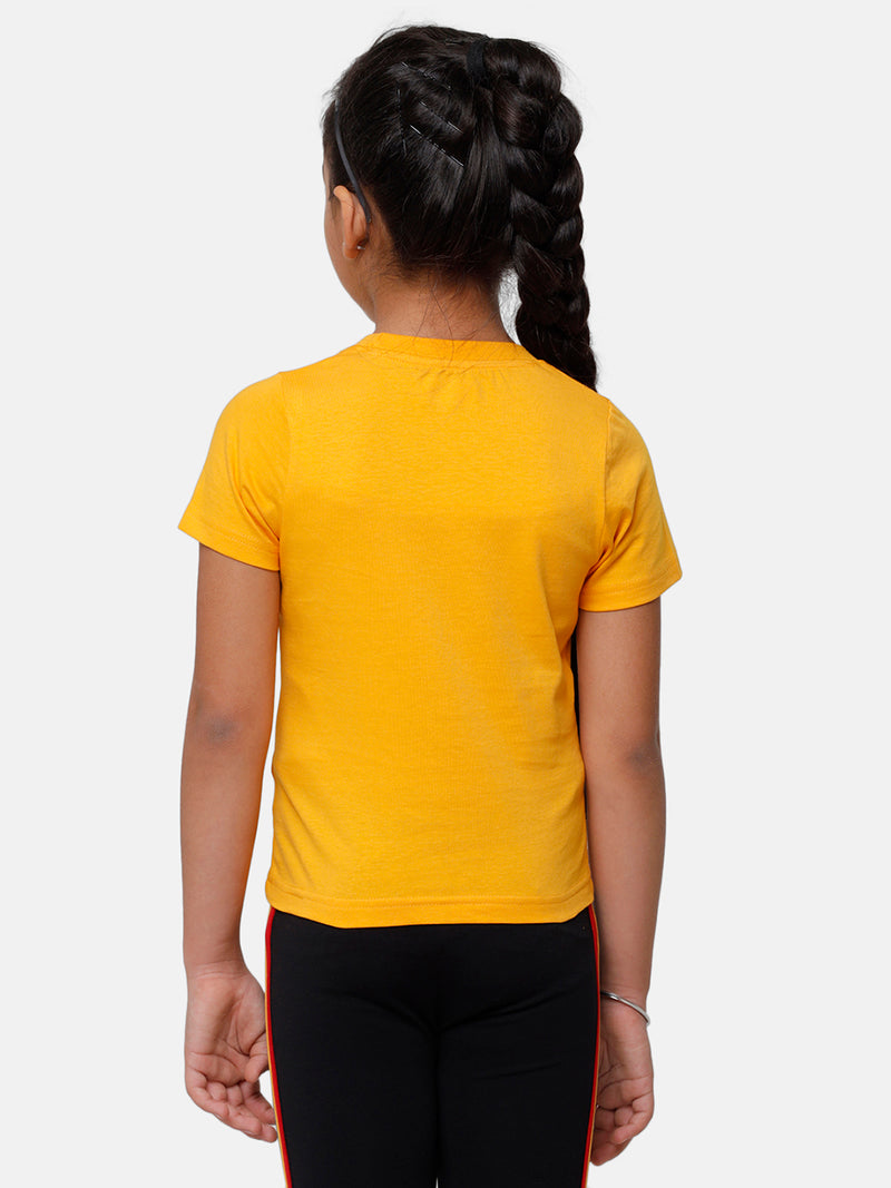 Kids - Girls Printed Top Citrus