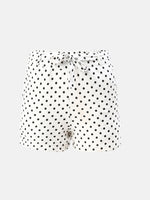 Kids - Girls Printed Shorts White