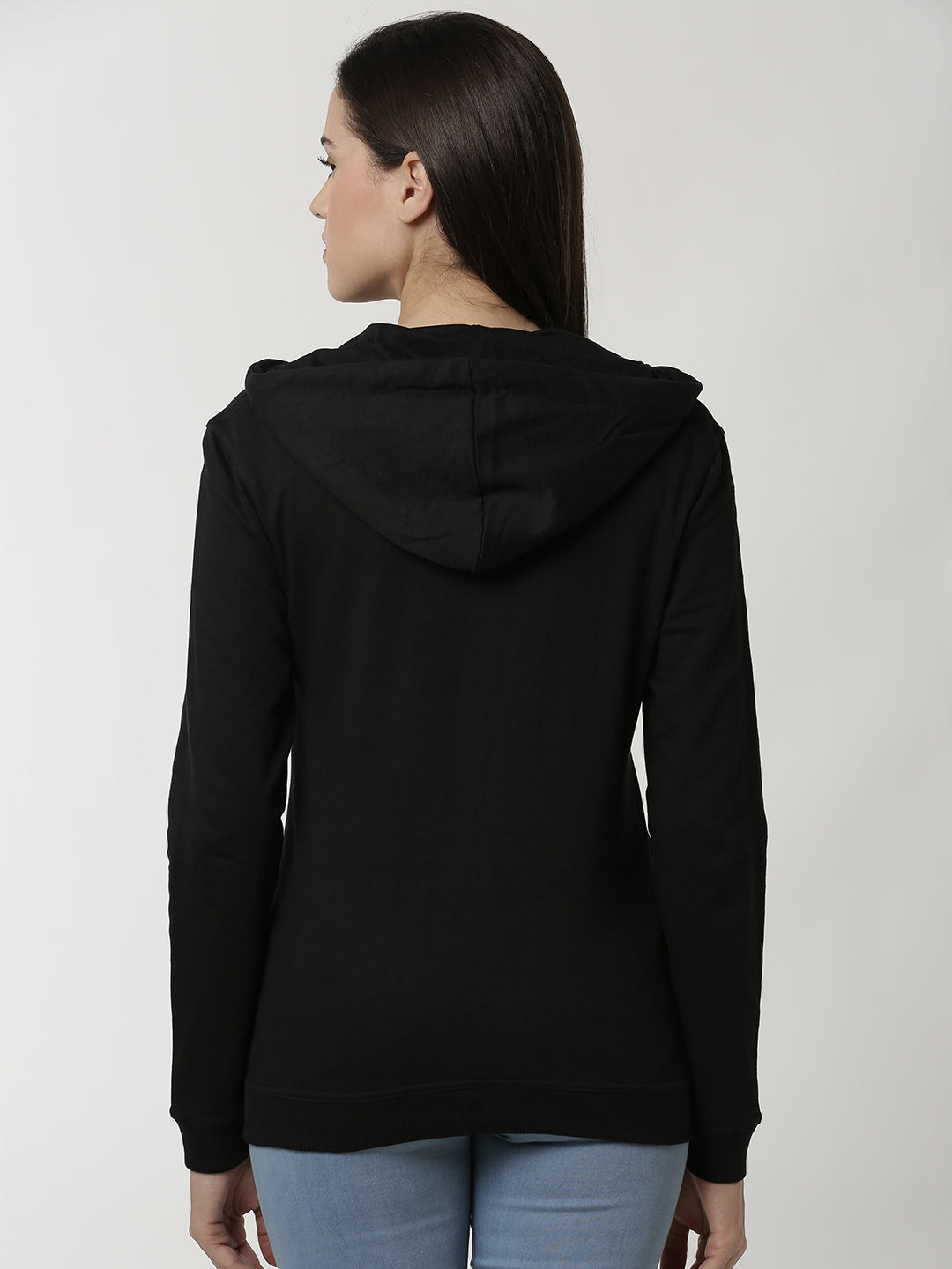 De Moza Ladies Sweat Shirt Black - De Moza (4334894153791)