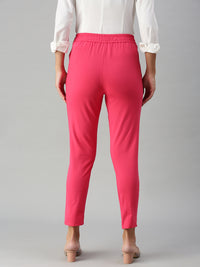 De Moza Women's Cigarette Pant Coral