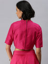 De Moza Women's Blouse Magenta