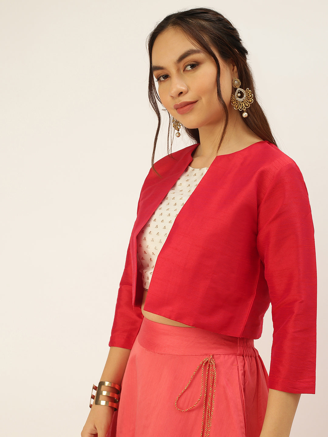 Ethnic blazer for discount ladies