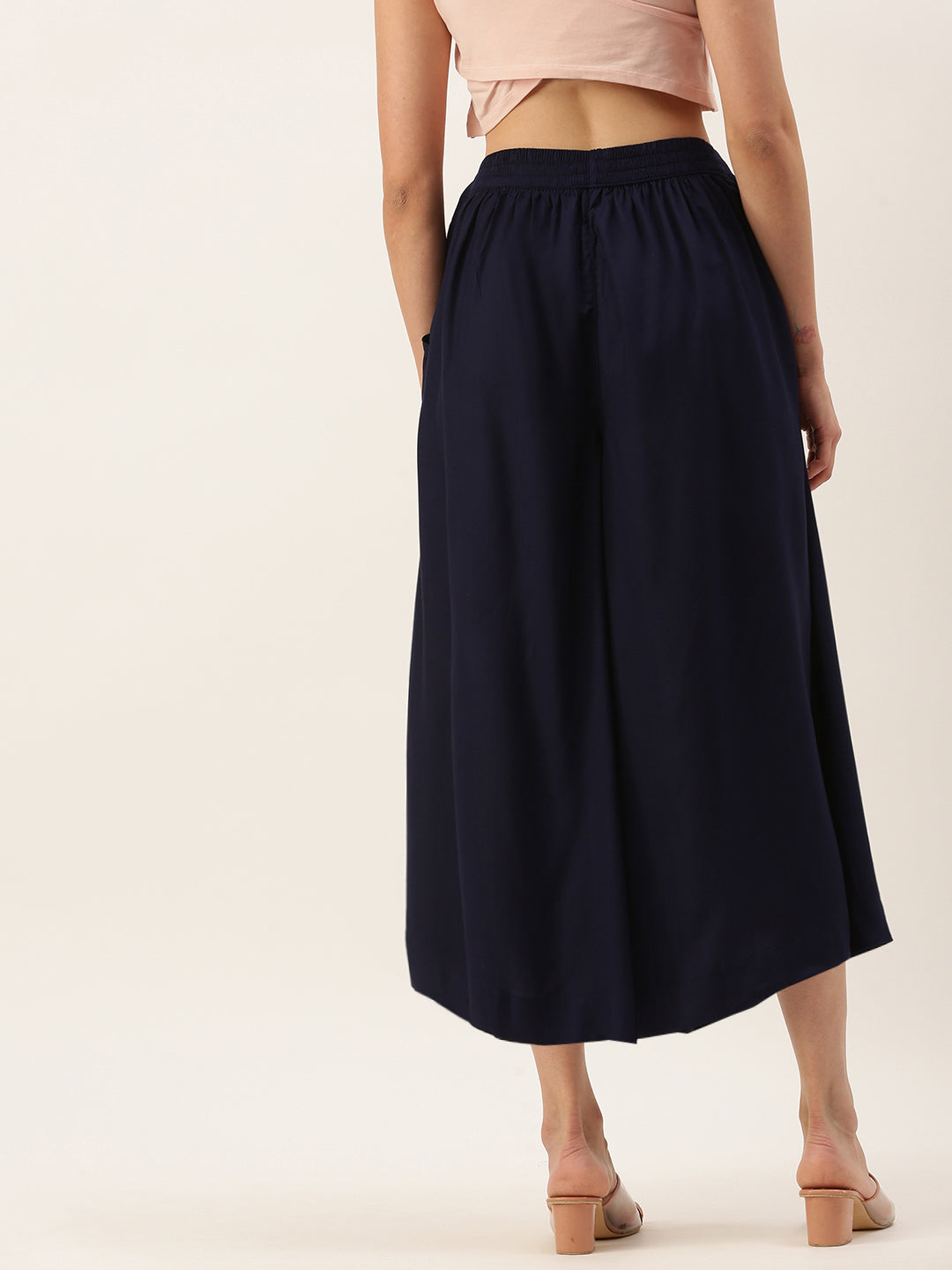 De Moza Women’s Culottes Dark Navy Blue