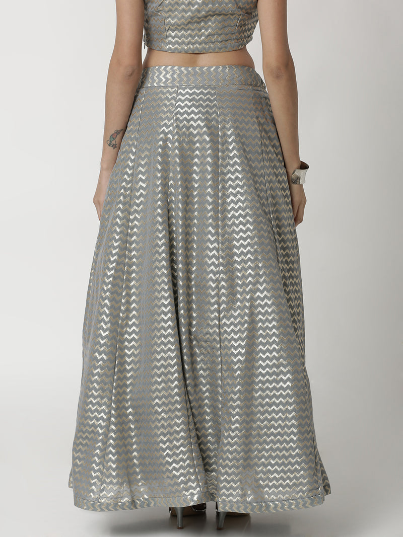 De Moza Ladies Light Grey Skirt - De Moza (4294225625151)