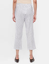 De Moza Ladies Printed Straight Pant Offwhite