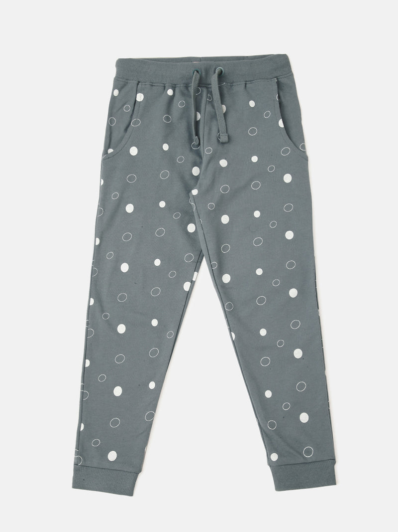 PIPIN Girls Printed Jogger Stormy Sea