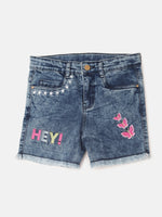 Kids - Girls Denim Shorts Dark Blue
