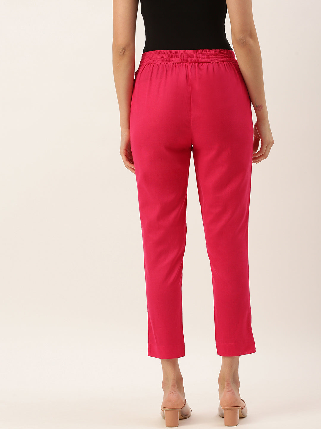 De Moza Women’s Cigarette Pant Fuchsia