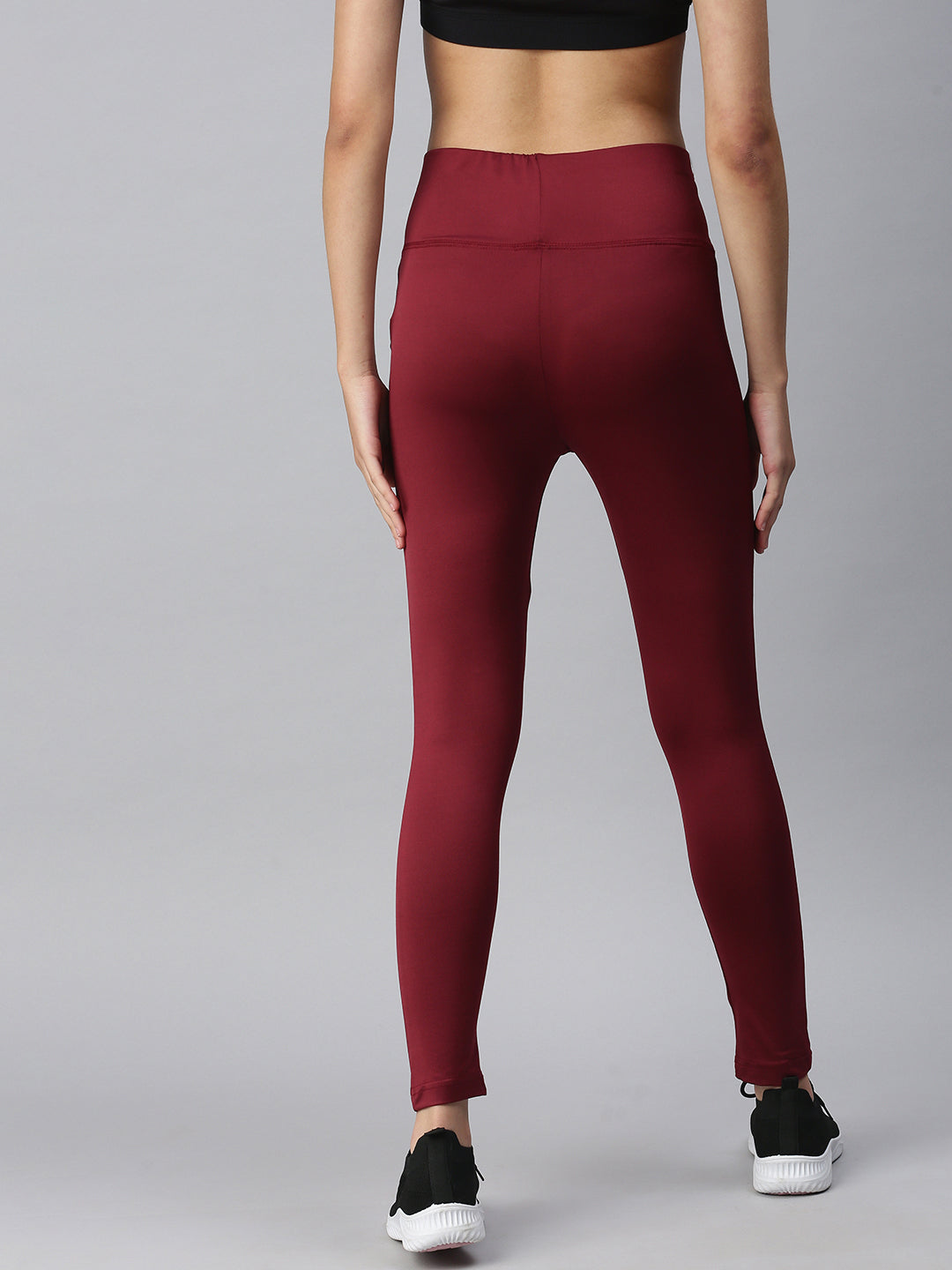 De Moza Ladies Active Wear Leggings Wine