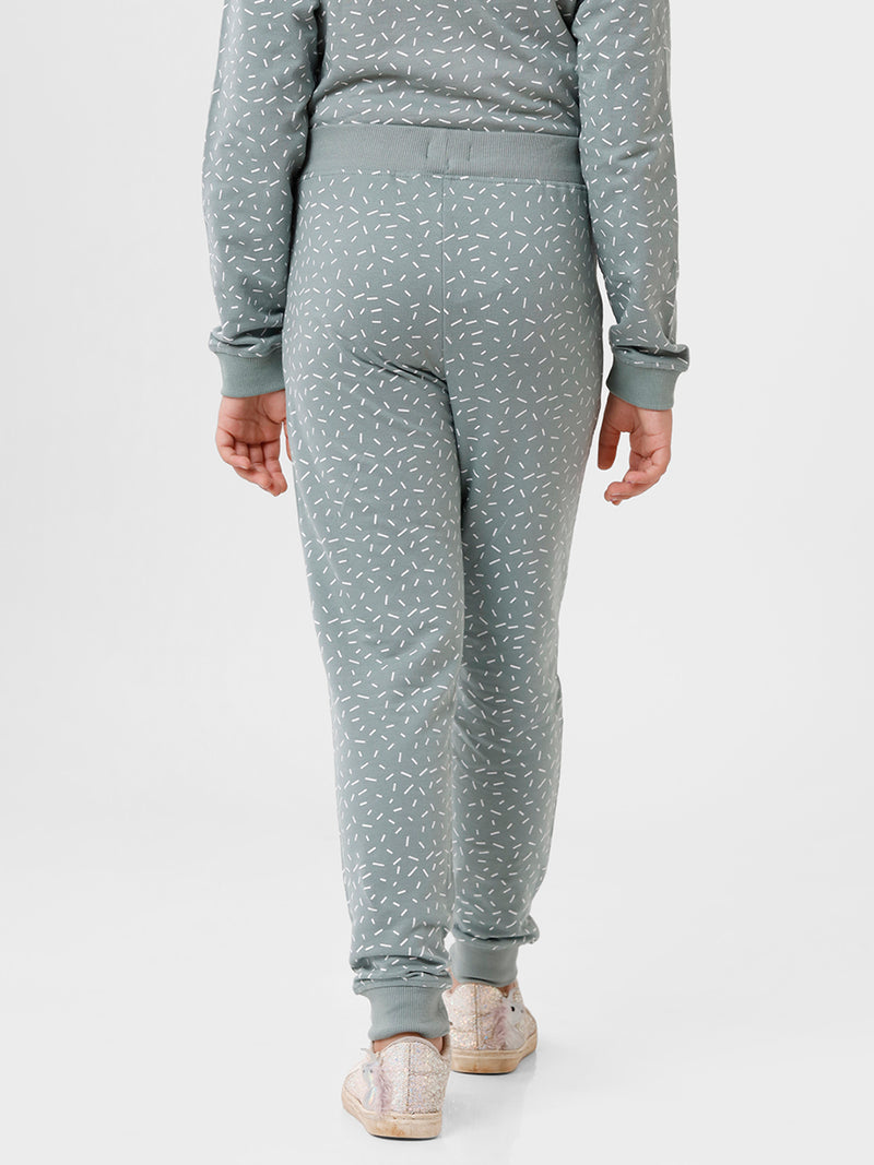 Kids - Girls Printed Jogger Light Petrol