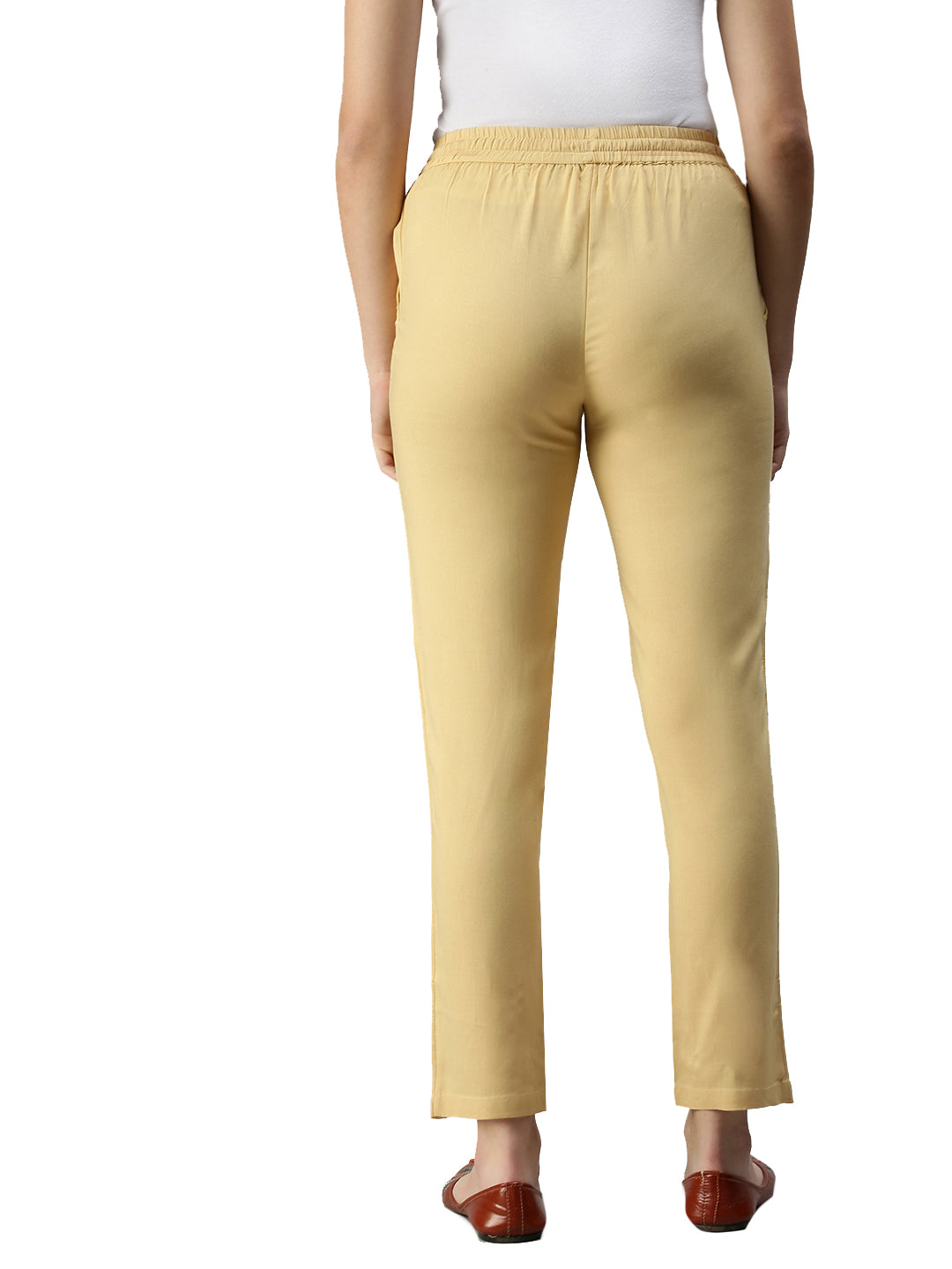 De Moza Women's Straight Pant Skin