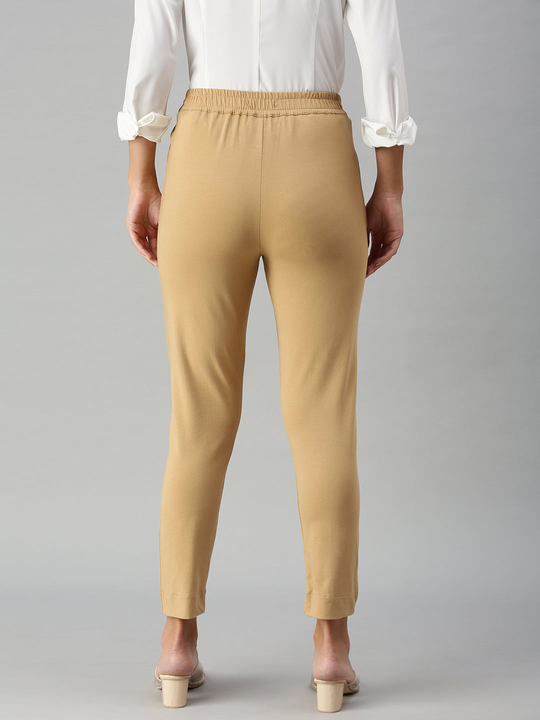 De Moza Women's Cigarette Pant Skin