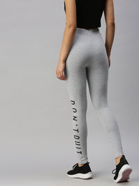 De Moza Ladies Active Wear Leggings Grey Melange