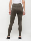 De Moza Ladies Active Wear Leggings Olive Green