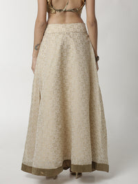 De Moza Ladies Printed Beige Skirt - De Moza (4295473168447)