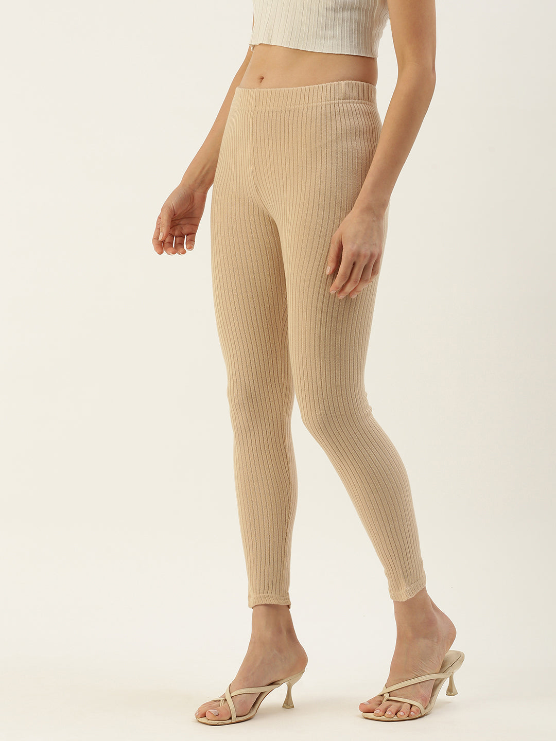 De Moza Women’s Winter Leggings Beige