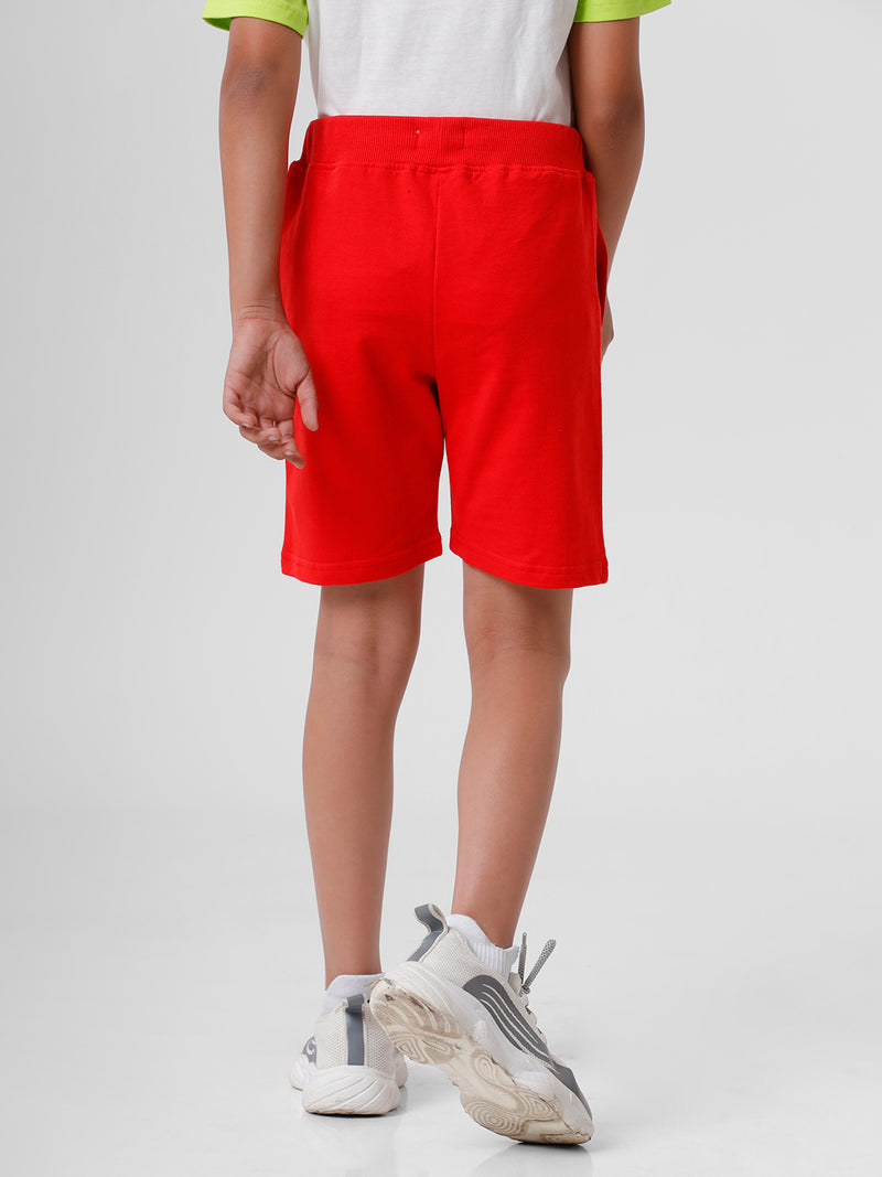 Kids - Boys Printed Shorts High Risk Red