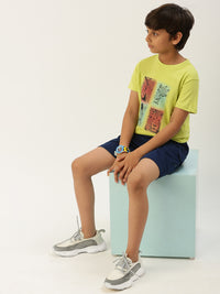 Pack of 2 Pipin Boys Printed T-shirts Light Blue&Light Green