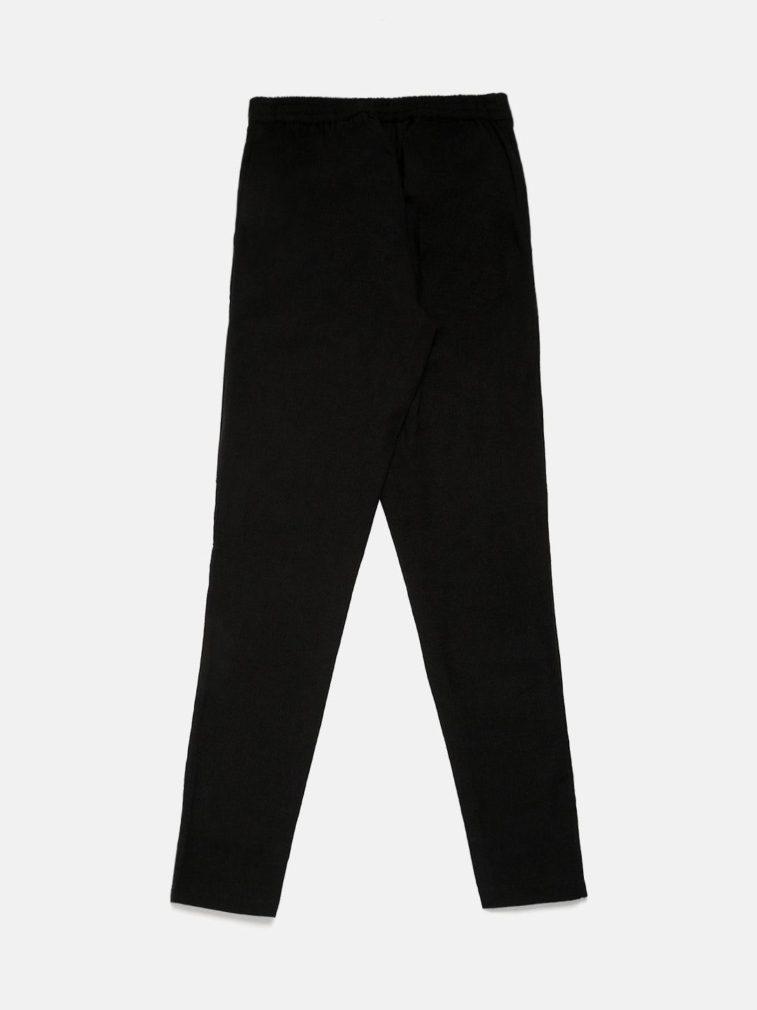 2way Black Trendy Formal pants for girls and women