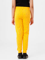 Kids - Girls Printed Jogger Bright Yellow