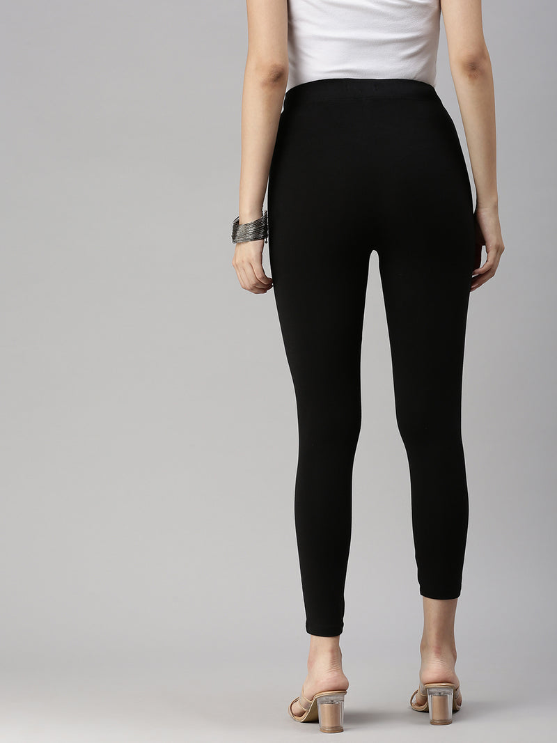 De Moza Ladies 7/8th Leggings Black