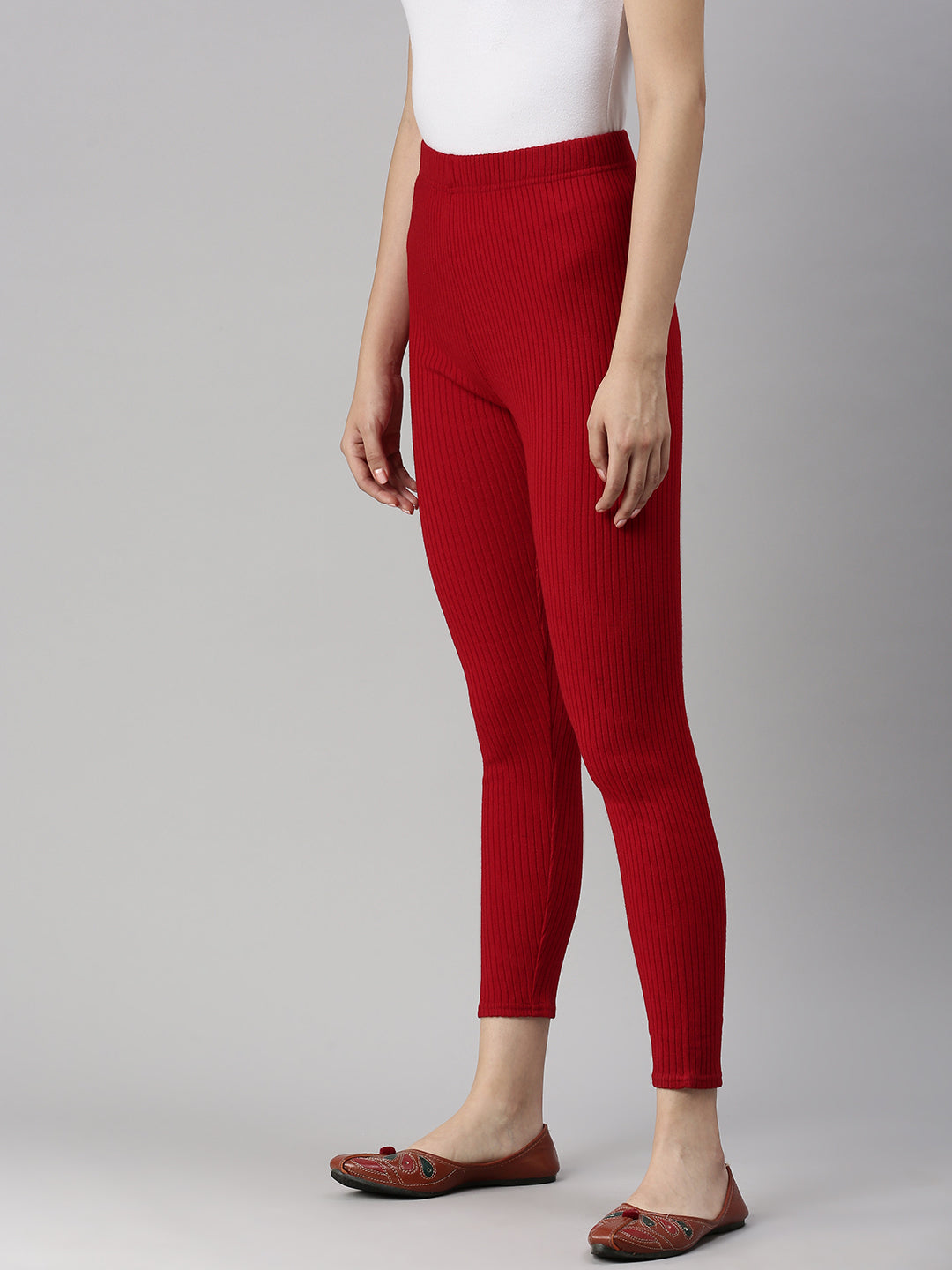 De Moza Women’s Winter Leggings Red