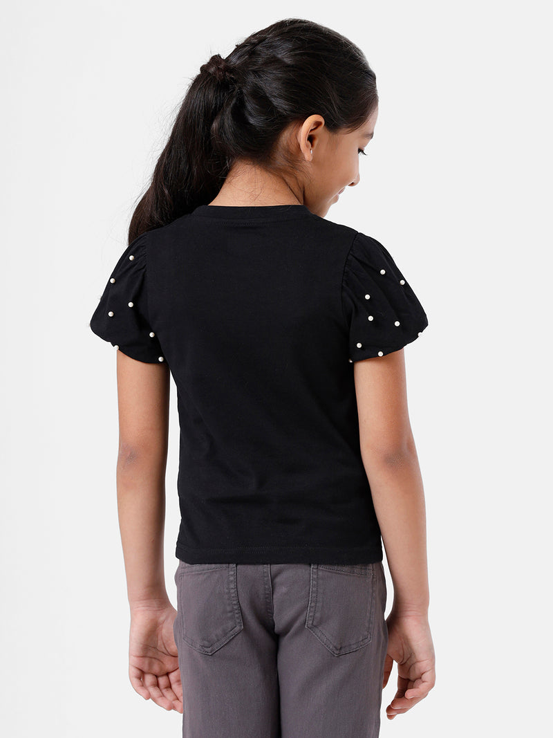 Kids - Girls Top Black