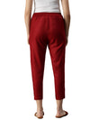 De Moza Ladies Straight Pant Maroon
