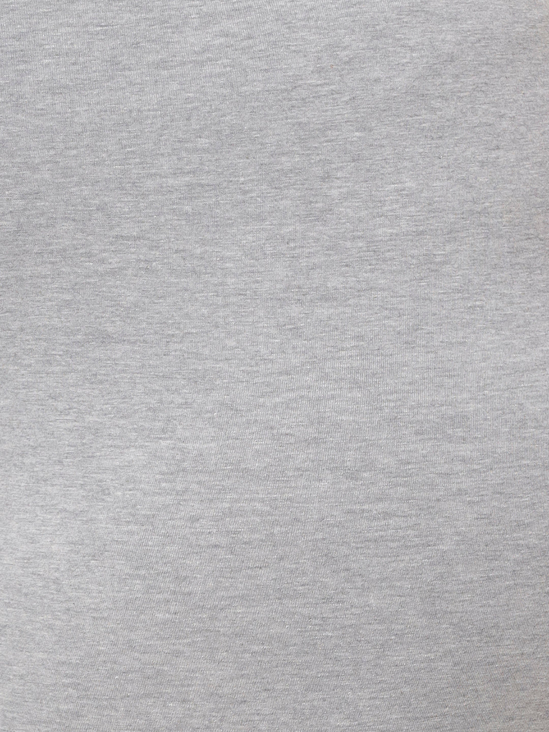 De Moza Ladies Plus Ankle Length Leggings Solid  Cotton Grey Melange - De Moza