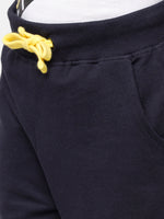 Kids - Boys Printed Jogger Dark Navy Blue